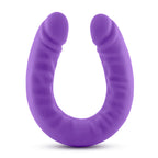 Ruse Silicone Slim 18in Purple Double Dong Dildo 1.5in Wide > Dildos > Double Dildos