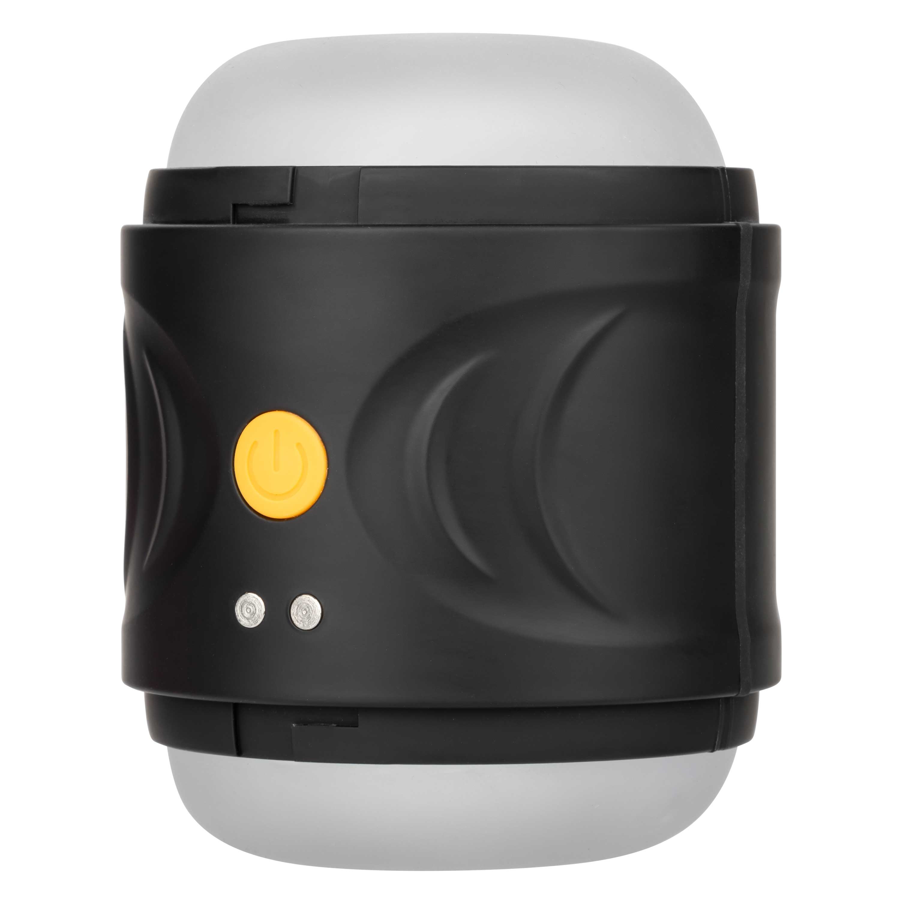 Boundless Dual Motor Stroker Black with Textured Chamber and 10 Function Settings > Sex Toys For Men > Masturbators > Vibrating