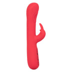 Throb Pulse Red Silicone Rabbit Vibrator with Double Thumping Action and 7 Vibration Functions > Vibrators > Ladies > Rabbit