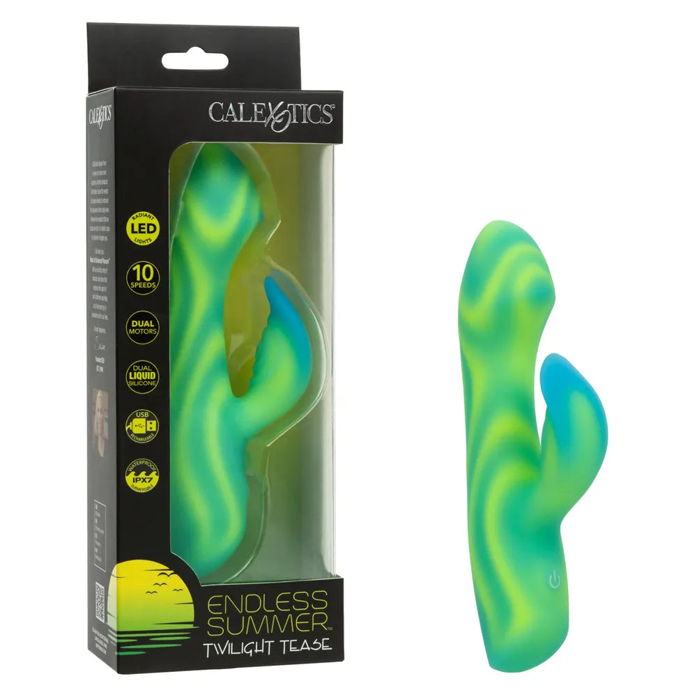 Endless Summer Twilight Tease (Green) – Dual-Motor Massager Secondary image