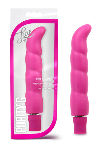 Luxe Purity G Pink 6.25 Inch Vibrating G Spot Toy