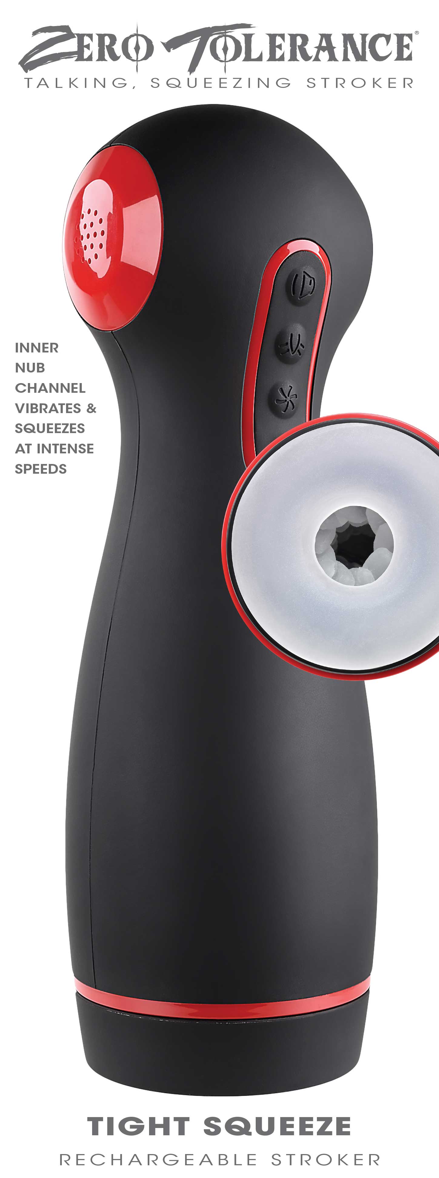 Zero Tolerance Tight Squeeze Multi-Function Stroker > Sex Toys For Men > Masturbators > Vibrating