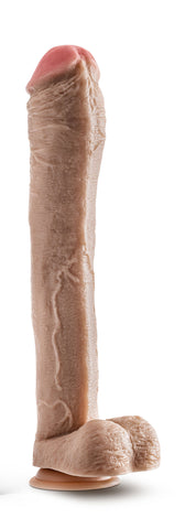 Dr. Skin - Mr. Ed - 13 Inch Dildo With Balls - Beige Dongs Realistic