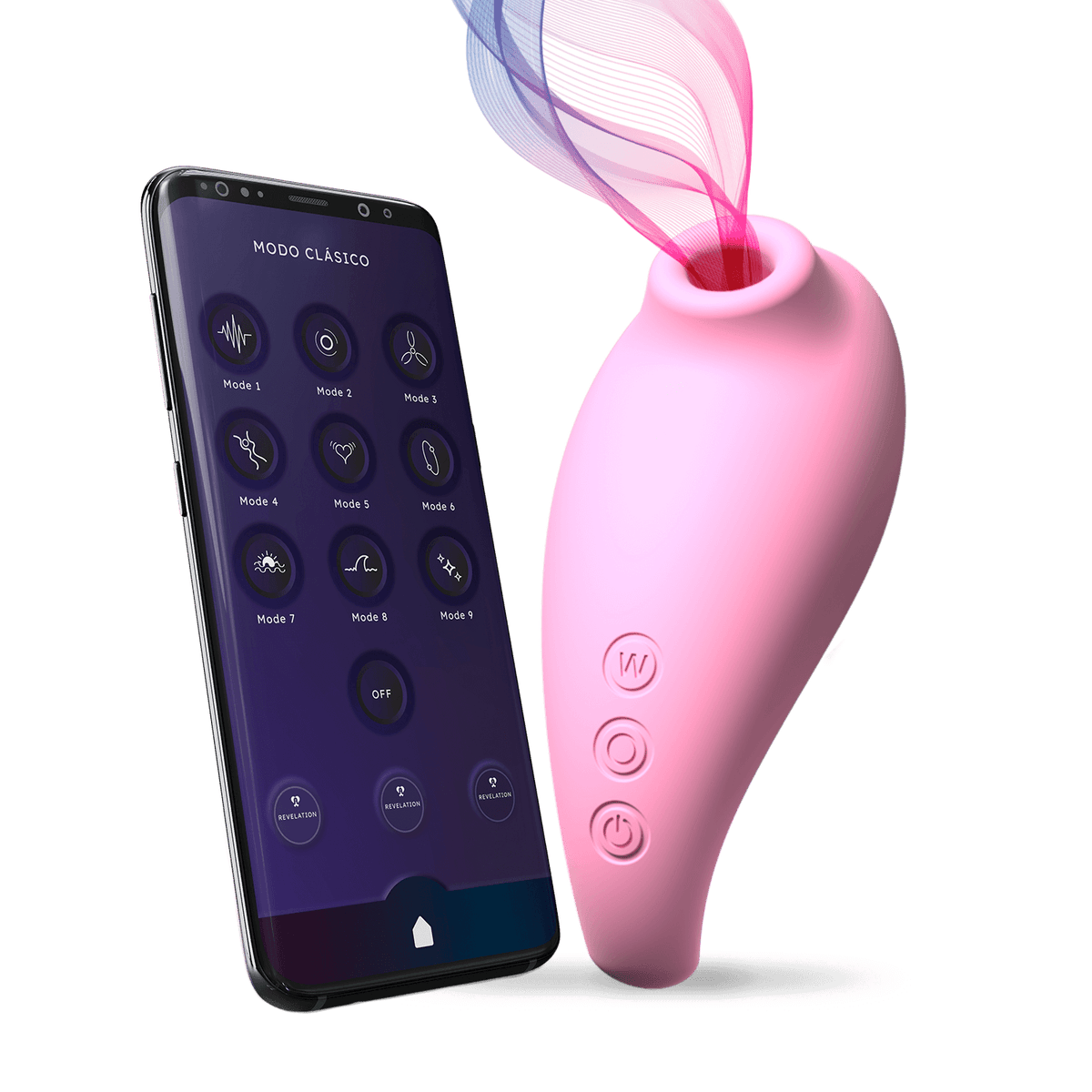Adrien Lastic Revelation Pink Clitoral Suction Stimulator with App Control > Vibrators > Ladies > Clitoral Vibrators and Stimulators