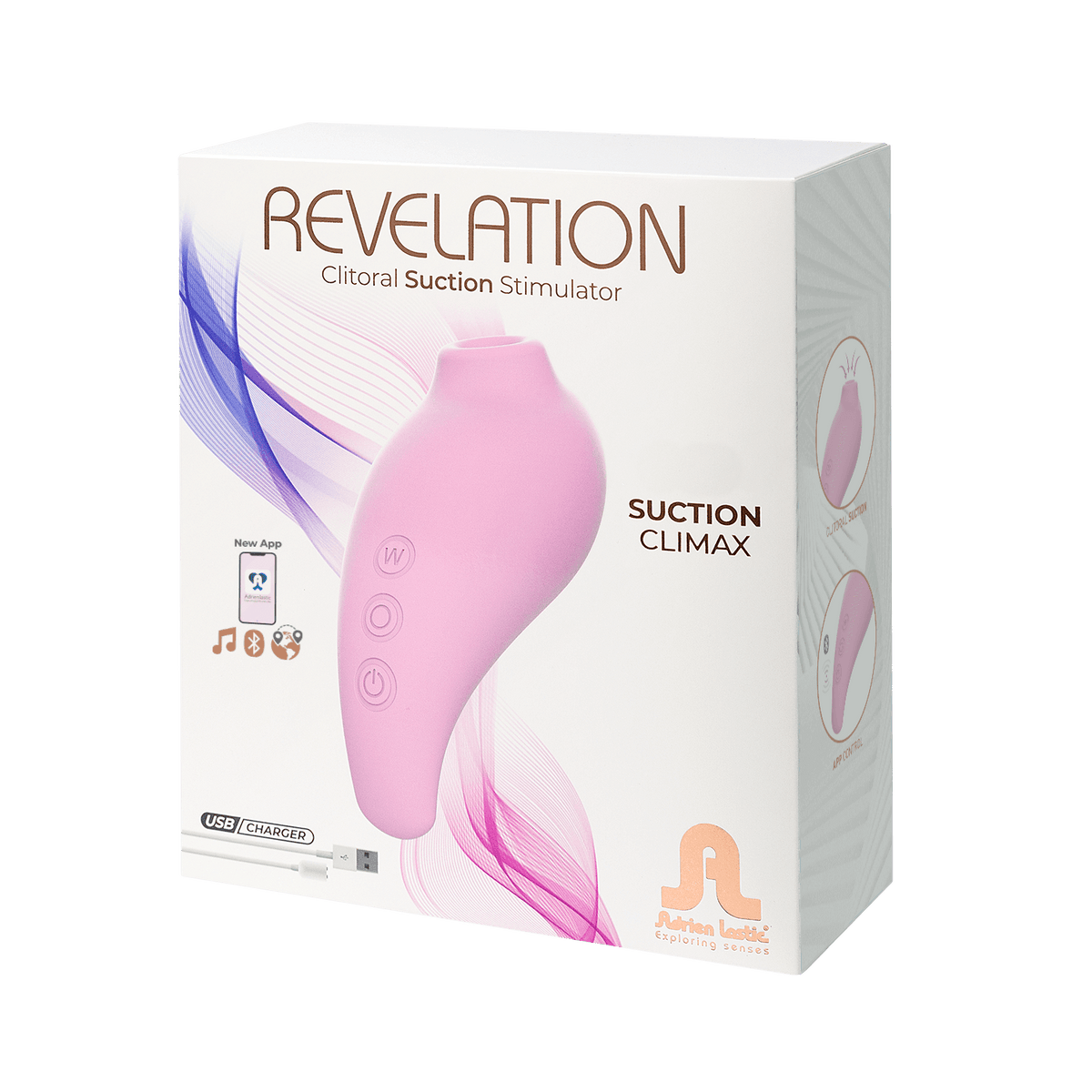 Adrien Lastic Revelation Pink Clitoral Suction Stimulator with App Control > Vibrators > Ladies > Clitoral Vibrators and Stimulators