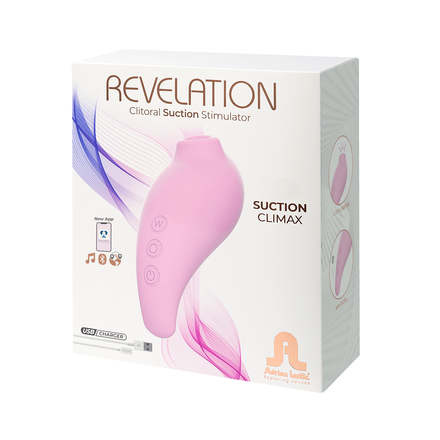Adrien Lastic Revelation + App - Clitoral Suction Stimulator w App Control