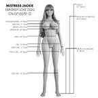 Mistress Jackie Life Size Sex Doll with 3 Wig Colors and Lingerie, 64 Pounds BioSkin TPE Poseable Joints > Sex Toys > Sex Dolls > Premium