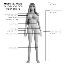 Mistress Jackie Life Size Sex Doll with 3 Wig Colors and Lingerie, 64 Pounds BioSkin TPE Poseable Joints > Sex Toys > Sex Dolls > Premium