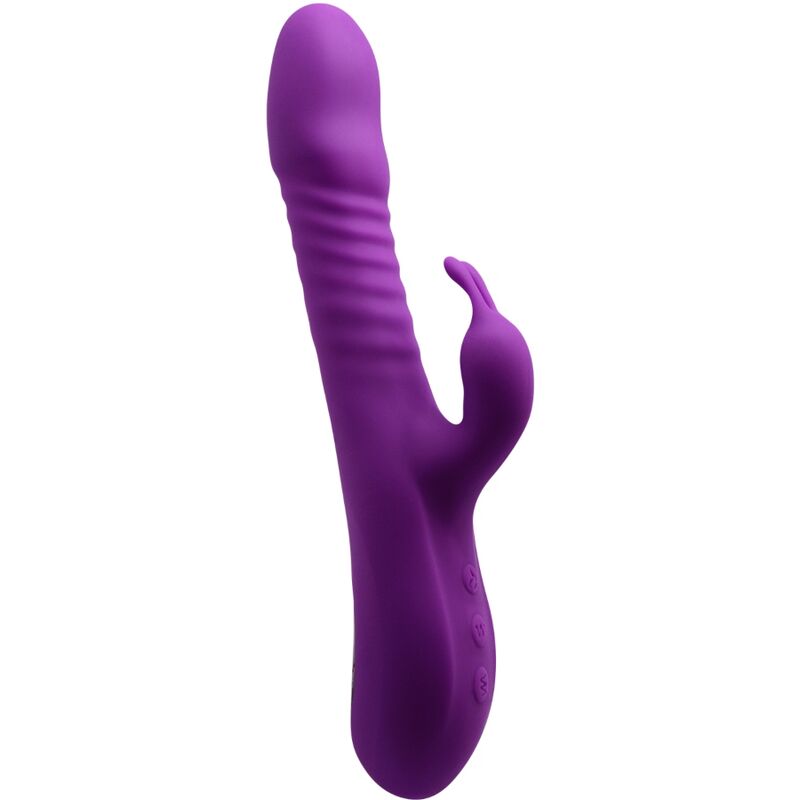 Alive Romax 24.4cm Purple Skin-Friendly Silicone Waterproof Rabbit | Massager > Vibrators > Ladies > Rabbit