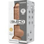 Silexd 9.5 Inch Model 1 Caramel Premium Silicone Dildo Dual Density > Dildos > Large Dildos