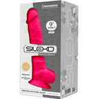 SILEXD - MODELO 1 PENE REALISTICO SILICONA PREMIUM SILEXPAN FUCSIA 23 CM