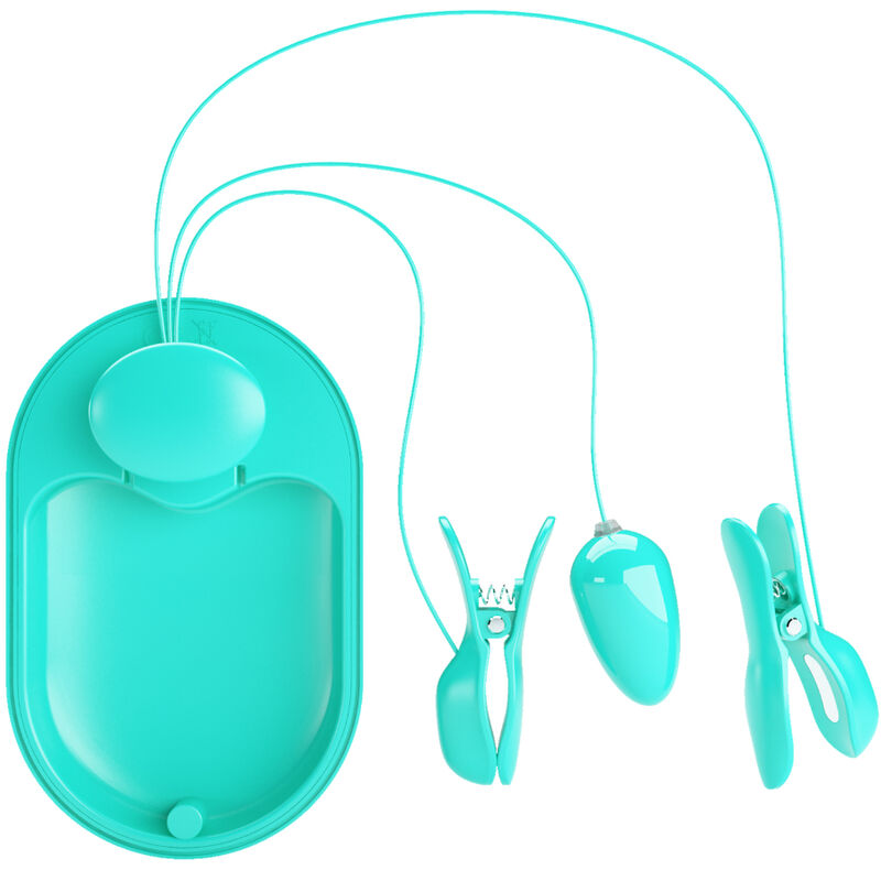 Surprise Box Nipple Clamps – Waterproof USB Rechargeable Stimulator with 12 Vibration Settings > Sex Toys > Nipple Clips