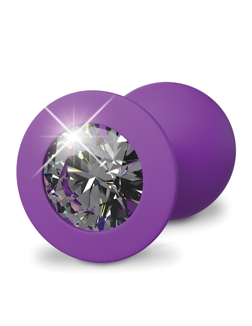 Fantasy For Her Little Gem Medium Plug Purple 8.1 cm Butt Plug > Anal Range > Jewel Butt Plugs