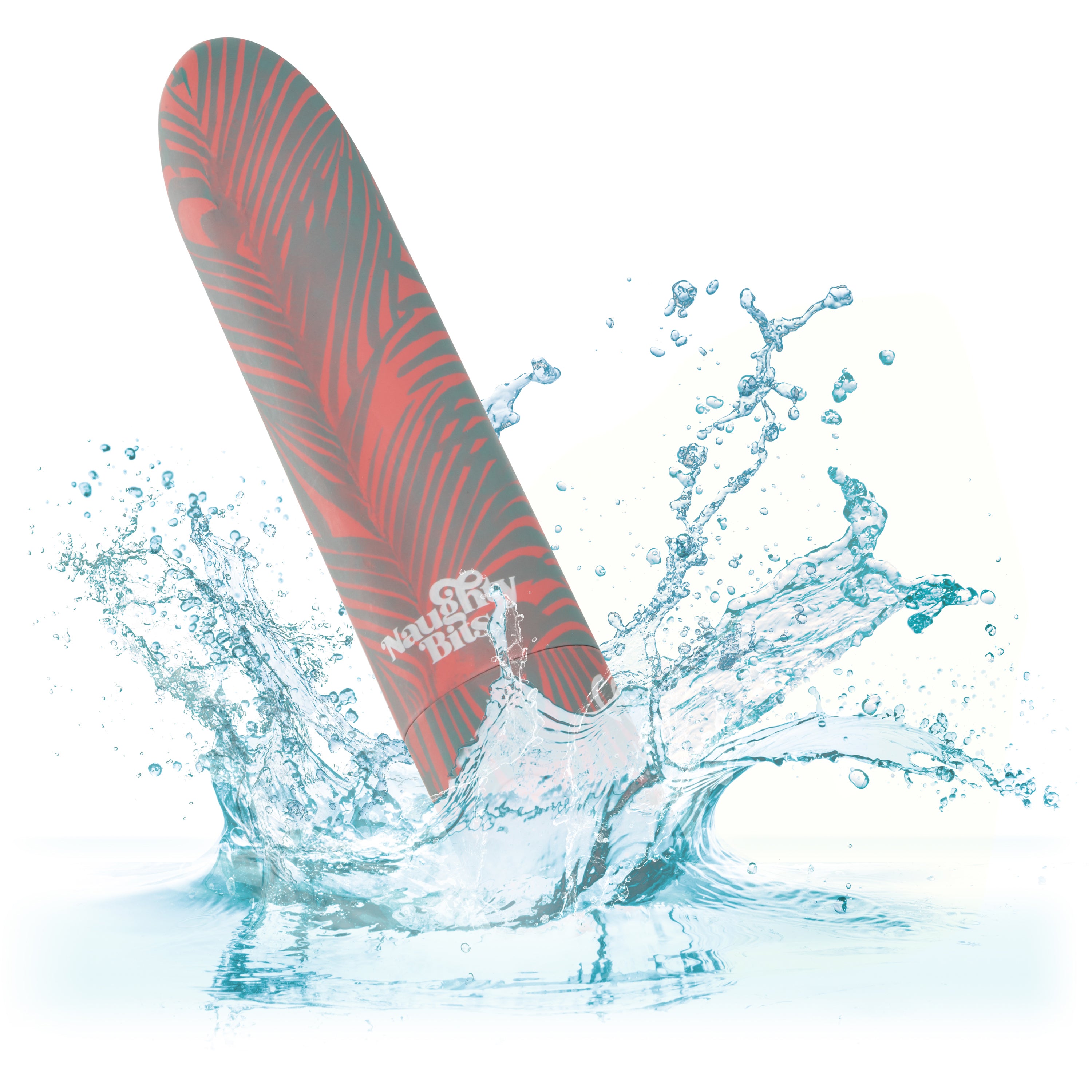 Naughty Bits You Do You Mini Massager 3-Inch Silicone Bullet with Floral Pattern and 10 Vibration Functions Secondary image