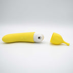 Banana Cream Yellow – G-Spot and Air Pulse Vibrator > Sex Toys For Ladies > Air Pulsation