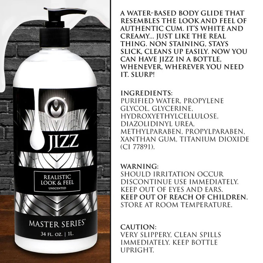 Jizz Unscented Water Based Lubricant 34 Ounce (1 liter) > Lube > Speciality Exempt