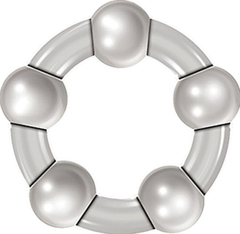 Zero Tolerance Three Amigos Clear Cock Rings Set of Three COCK RING Set