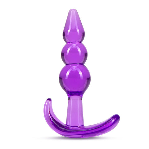 B Yours Triple Bead Anal Plug - 9.5 cm Butt Plug Purple > Anal Range > Anal Beads