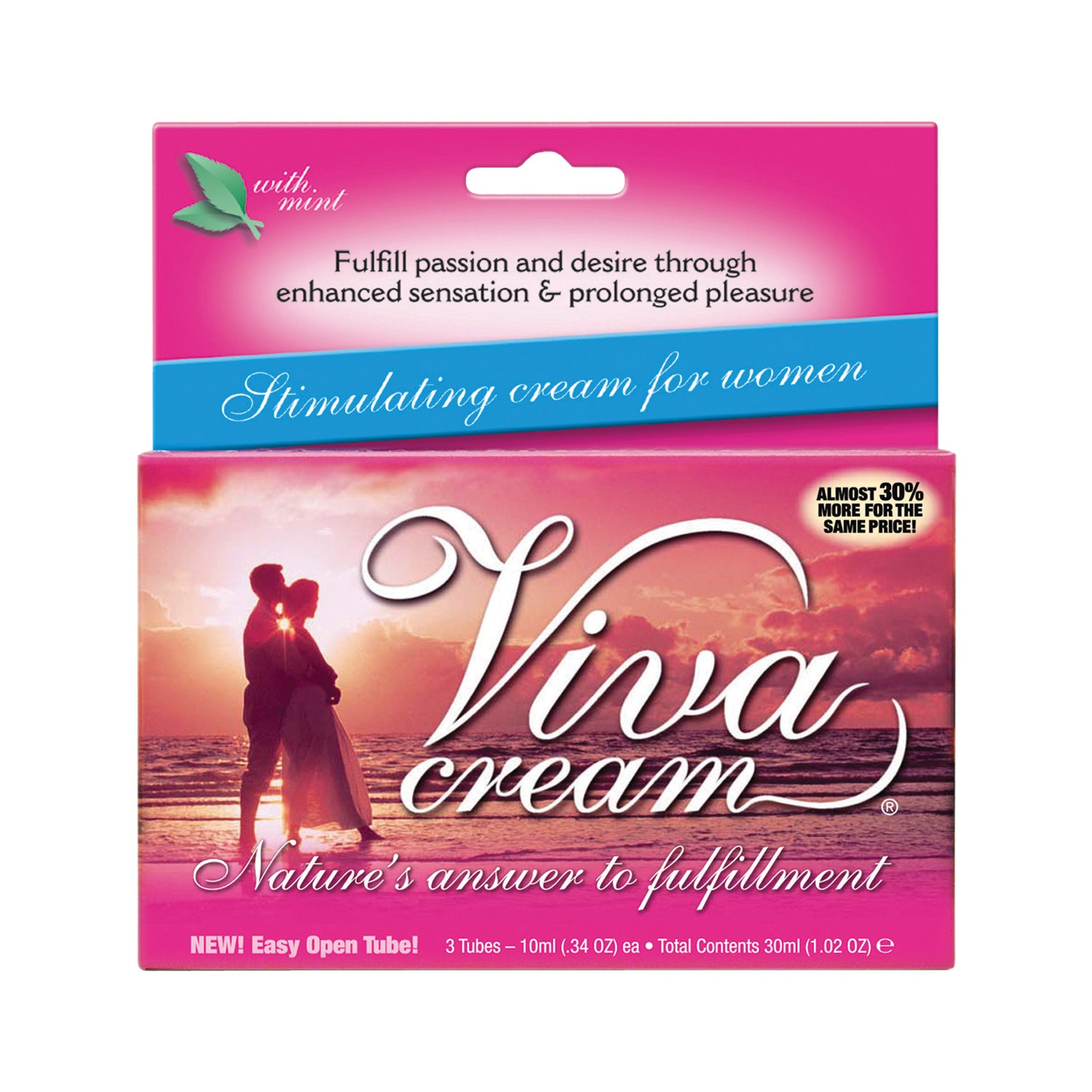 Swiss Navy Viva Cream 3 Tubes 10ml Each Enhancers Female