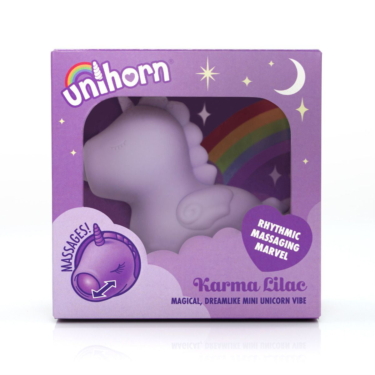 Karma Lilac – Mini Discreet Vibrator with 10 Vibration Speeds and Tongue Motion Patterns > Vibrators > Ladies > Clitoral Vibrators and Stimulators