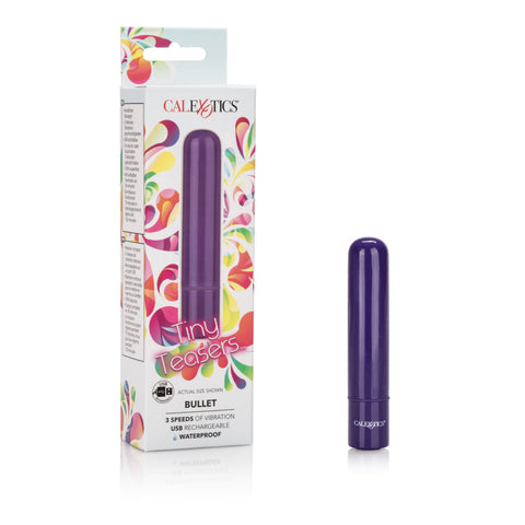Tiny Teasers Bullet Vibrator Purple Compact Multi-Speed Waterproof > Vibrators > Mini Vibrators