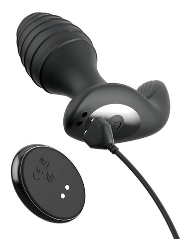 Anal Fantasy Elite Gyro Milk Pro Black 4.25" Prostate Stimulator > Anal Range > Prostate Plugs