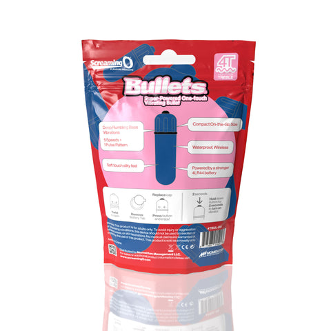 Bullets 4T High Pitch Treble (Blueberry) > Vibrators > Mini Vibrators