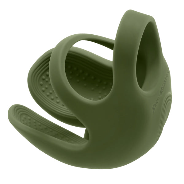 Zero Tolerance NUTTY BUDDY Olive Vibrating Cock & Balls Ring > Cock Ring > Vibrating