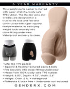 Gender X 4 Inch Silicone Packer Light – Realistic Silicone Packer > Gender > Packers