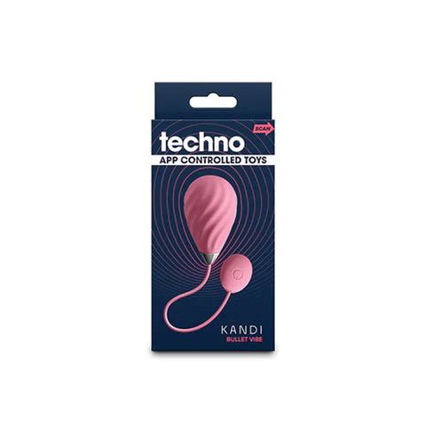 Techno Kandi Insertable Vibrating Egg Pink Couples Toys