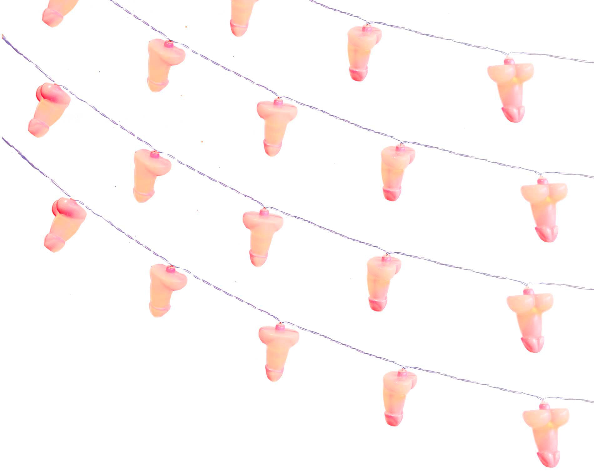 Glitterati Penis Party String Lights for Bachelorette Parties and Celebrations Gag Gifts & Novelties