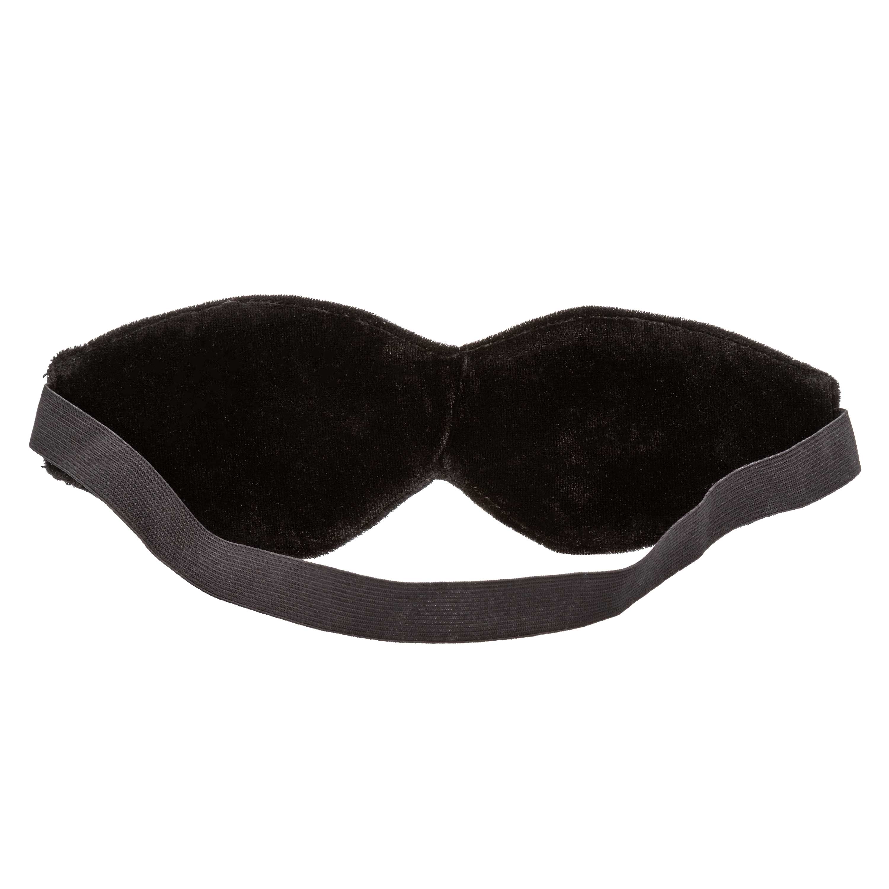 Radiance Blackout Eye Mask with Black Rhinestones and Plush Lining Masks