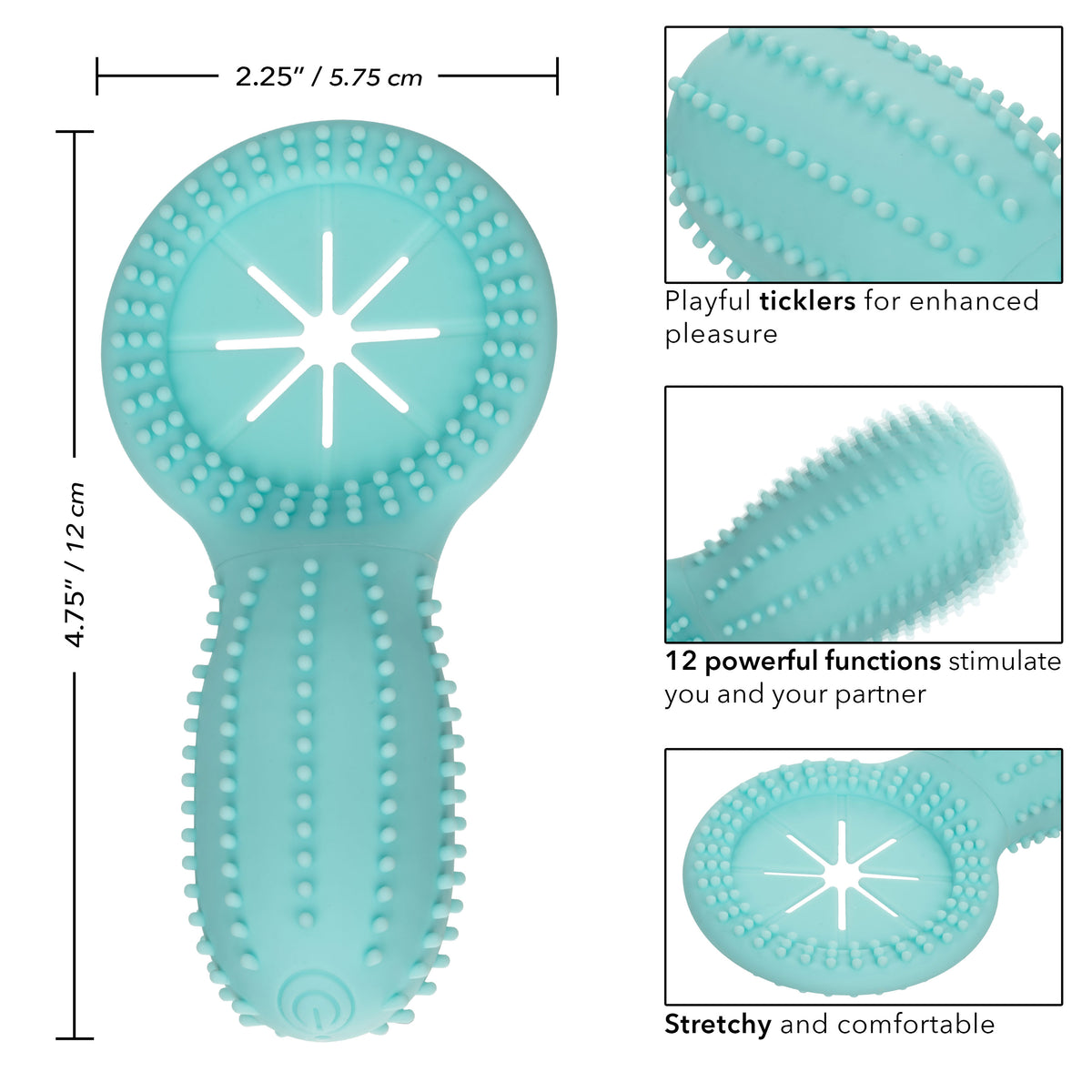Elite 12X Enhancer – Rechargeable Vibrating Cock Ring with 12 Vibration Settings > Cock Ring > Vibrating