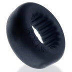 Oxballs Axis Inner Ribbed Griphold Comfort Cock Ring Black Ice > Cock Ring > Single