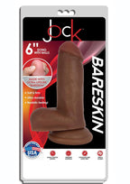 Jock 6 Inch Bareskin Dong with Balls Latte > Dildos > Realistic Dildos