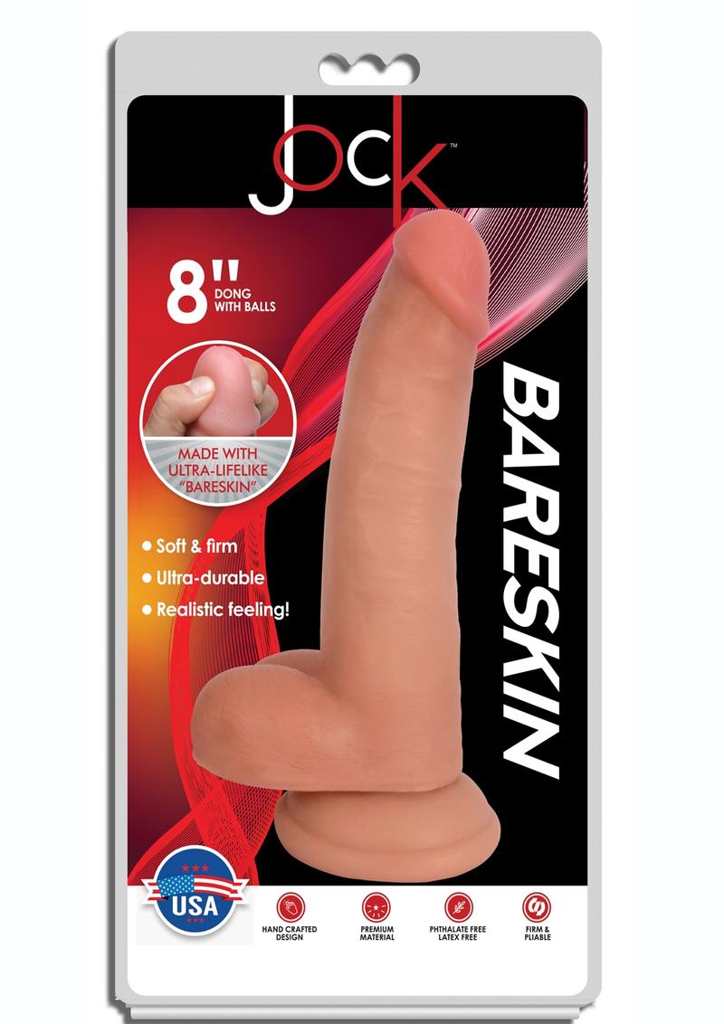 Jock 6 Inch Bareskin Dong with Balls Latte > Dildos > Realistic Dildos