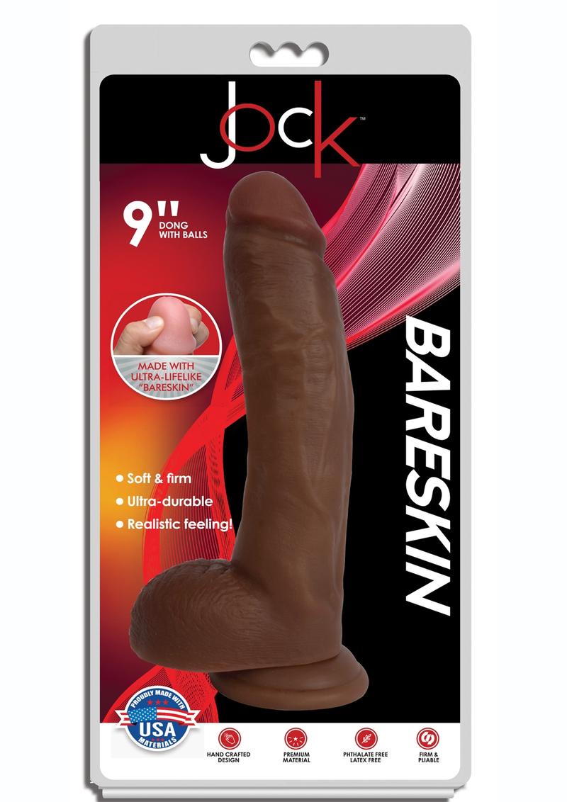 Jock 6 Inch Bareskin Dong with Balls Latte > Dildos > Realistic Dildos