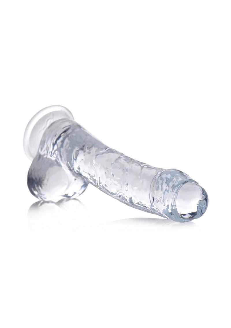 JOCK C-Thru 8 Inch Clear Dong with Balls > Dildos > Realistic Dildos