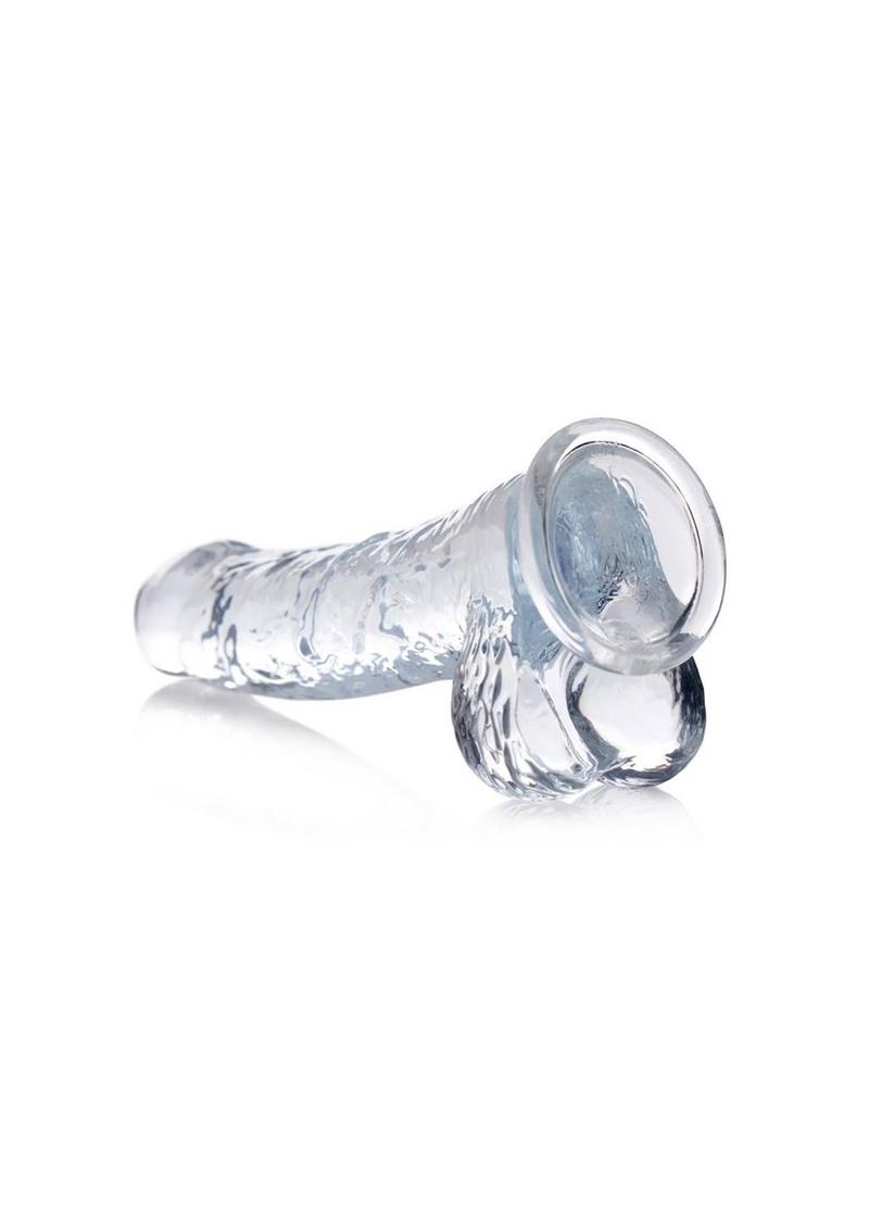 JOCK C-Thru 8 Inch Clear Dong with Balls > Dildos > Realistic Dildos