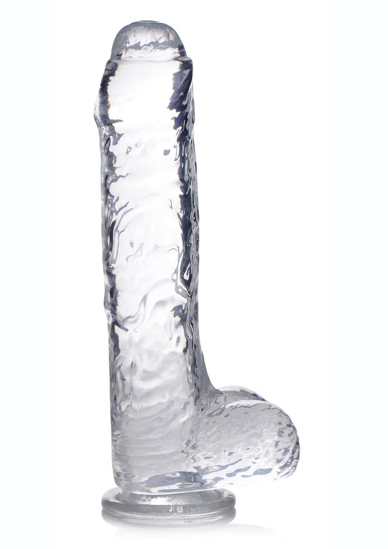 JOCK C-Thru 8 Inch Clear Dong with Balls > Dildos > Realistic Dildos