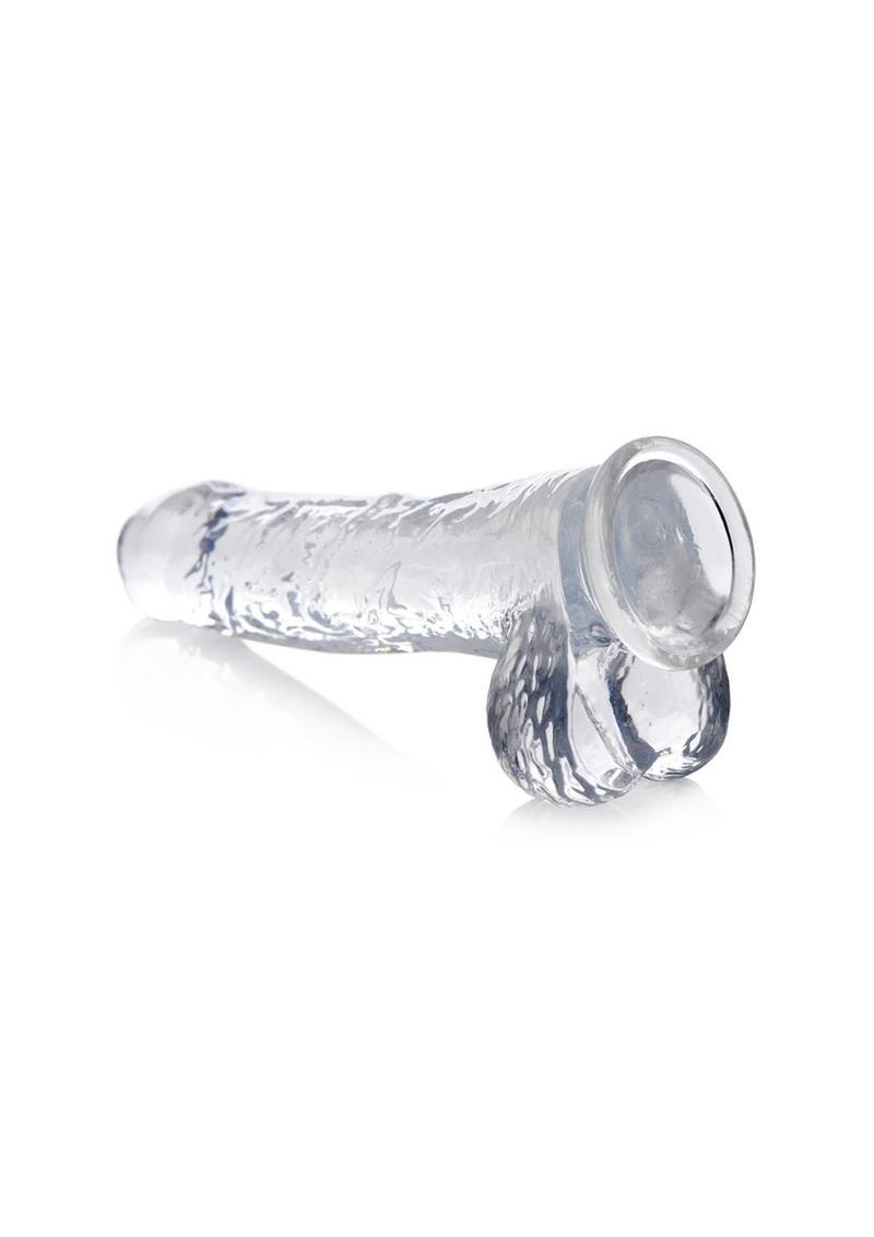 JOCK C-Thru 8 Inch Clear Dong with Balls > Dildos > Realistic Dildos