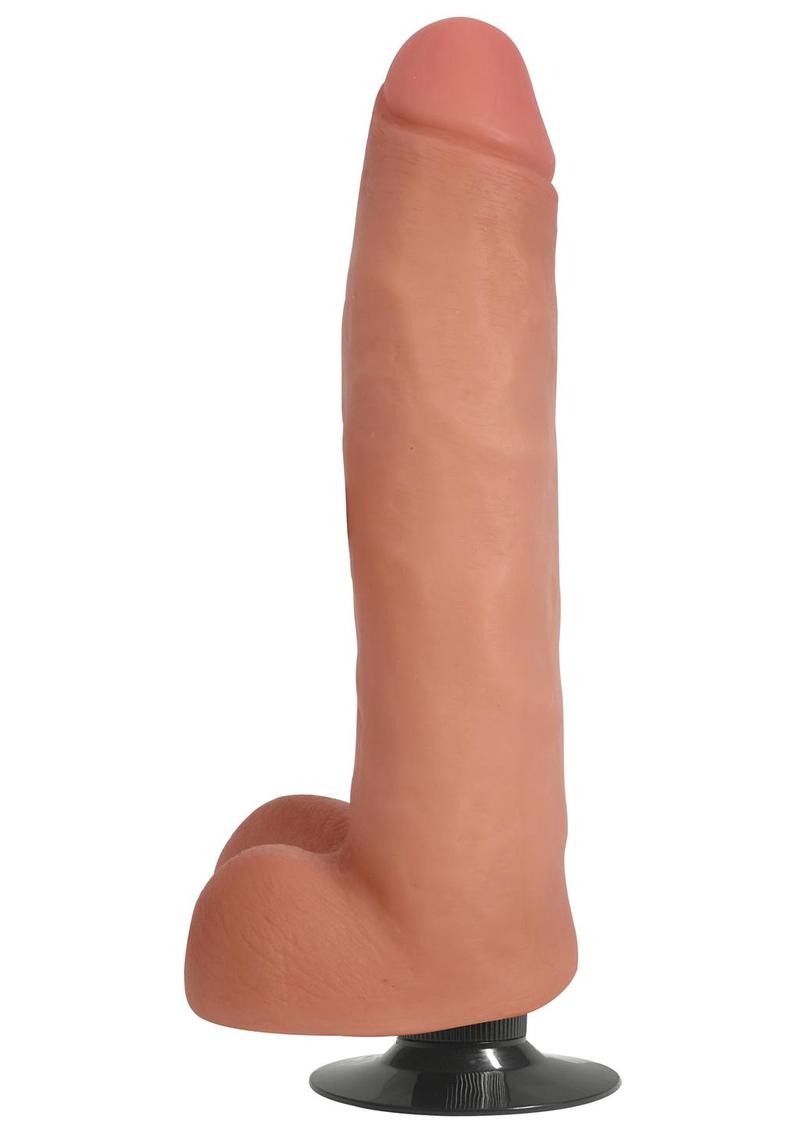 Jock 6 Inch Vibrating Dong With Balls Vanilla Color > Vibrators > Realistic Vibrators