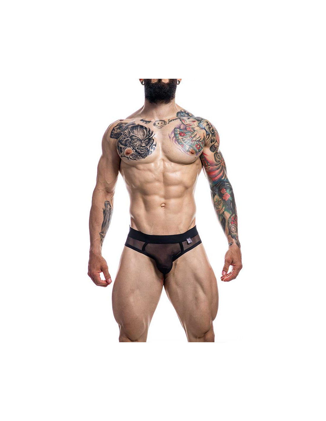 Cut 4 Men Low Rise Mesh Bikini Brief Contoured Fit > Clothes > Mens Briefs