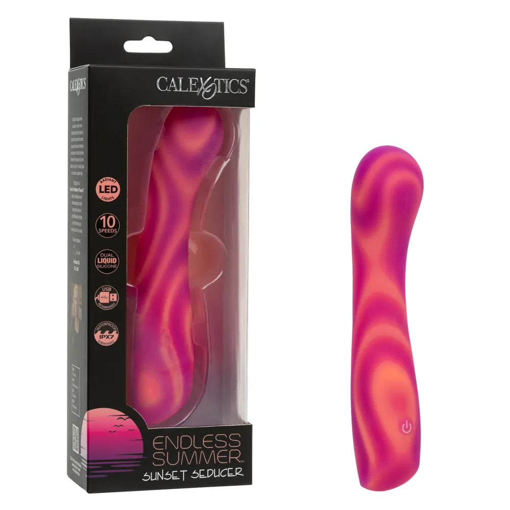 Endless Summer Sunset Seducer (Pink) – Waterproof Massager Secondary image