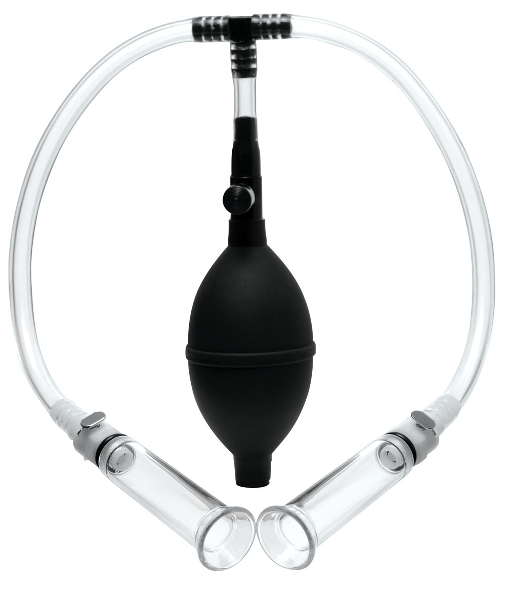 Nipple Pumping System with Dual Cylinders 2.75 Inches > Sex Toys > Nipple Suckers