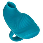 Envy™ Handheld Suction Massager in Teal Blue with 3 Suction Speeds and 7 Vibration Functions > Vibrators > Finger Vibrators