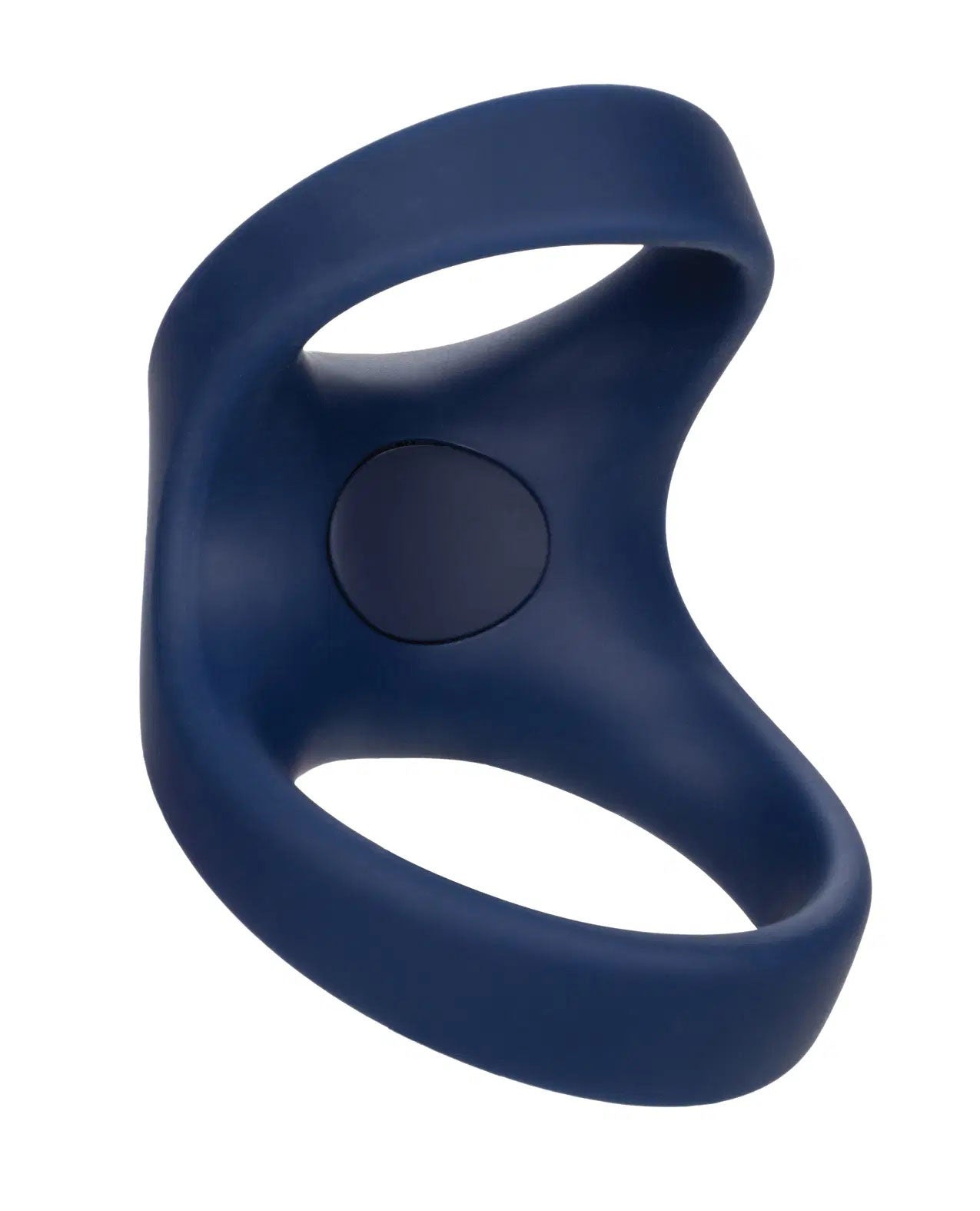Viceroy Max Dual Ring Blue Liquid Silicone 2.75in x 2in with 10 Vibration Functions Rechargeable > Cock Ring > Sling