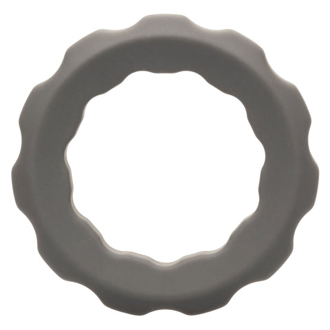 Alpha Liquid Silicone Erect Ring Stretchy Comfortable Gray Beaded Design COCK RINGS