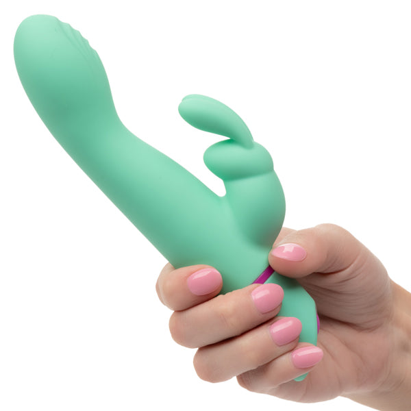 Love Bunny Rockin' G Bunny Silicone Waterproof Vibrator 7.5 Inch Mint Green > Vibrators > Ladies > Rabbit