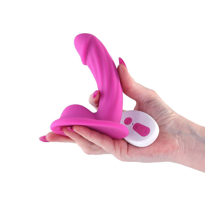Colours Curve (Pink| Purple| Teal) – Waterproof Vibrating  5" Dildo Secondary image